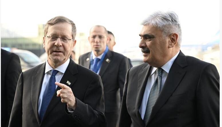 رئیس رژیم صهیونیستی وارد جمهوری آذربایجان شد