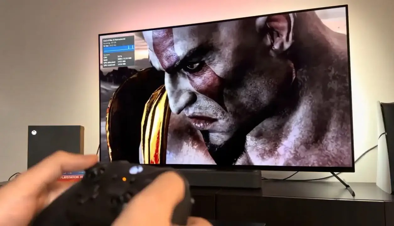 بازی God of War III Remastered به کمک شبیه‌ساز روی ایکس باکس سری ایکس اجرا شد